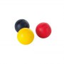 Pure2Improve | Set of 3 pcs Massage Balls, 5 cm | Black, Red, Yellow - 2